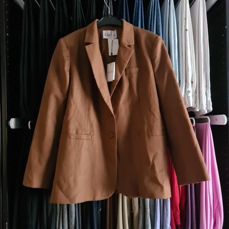 Claudie Pierlot Top Stitched Tailored Jacket