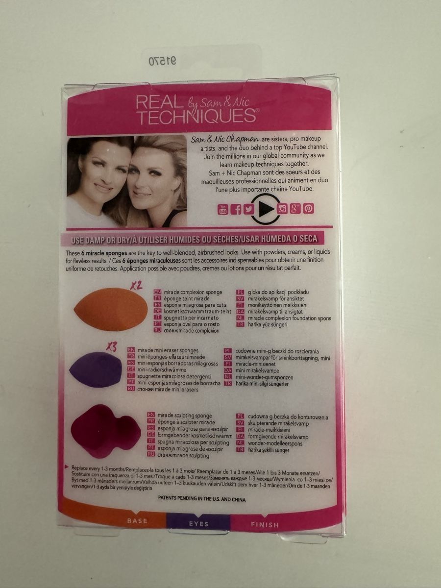 Make-up: Real Techniques Miracle Sponges 6er Set, neu & original – Nuovo e nell'imballaggio originale da Ammerswil AG venduto da Dobby007 1