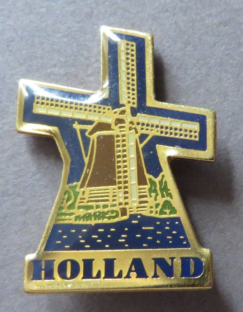Plaketten & Abzeichen: PIN, LÄNDER HOLLAND WINDMÜHLE – Gebraucht aus Neuhausen von luckimucki