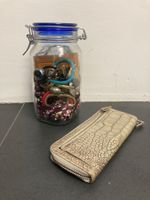Mystery Schmuck im Glas + 2 Portmonees