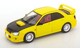 Subaru Impreza WRX STI GD C-E 2002-2005 gelb / schwarz  1:18