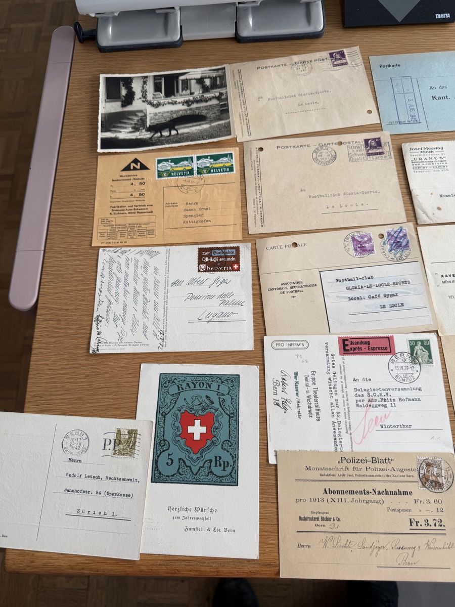 Cartoline postali: 110 AK/PK und Maximumkarten Schweiz ab Alt – Usato da Murgenthal venduto da Tina_4055 9