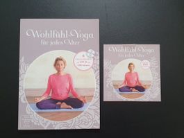 Wohlfühl-Yoga für jedes Alter: Buch und DVD, Top Zustand!