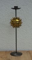 Metall Kerzenständer mit goldiger Sonne (Birth Gramm)