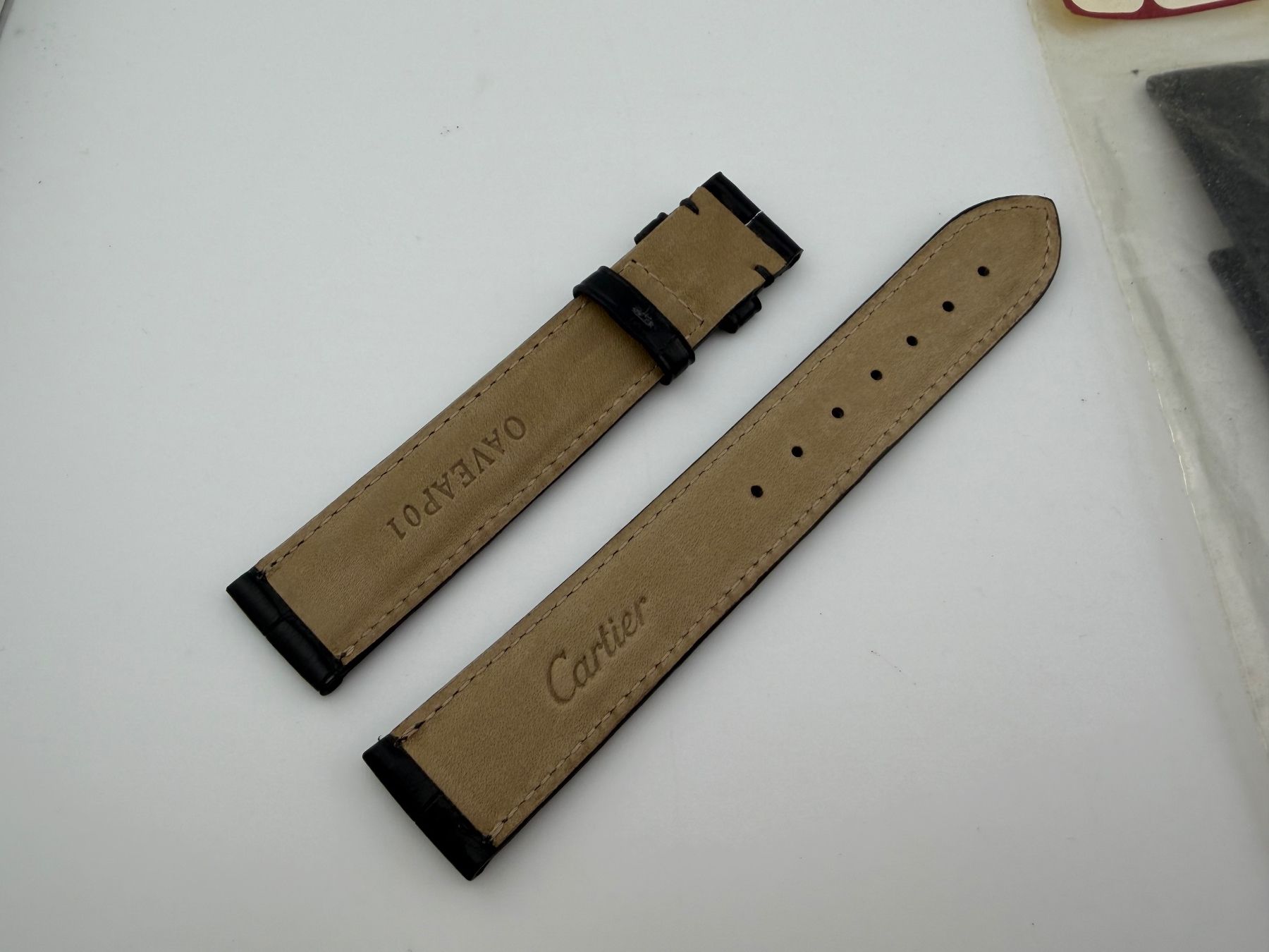 Cartier Orologi: 3 bracelets en cuir de Cartier – Nuovo e nell'imballaggio originale da Biel/Bienne venduto da MrP_WatchesBiel 3