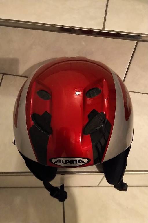Caschi: Alpina Skihelm, rot, Grösse 55-59cm – Usato da Schöfflisdorf venduto da Uncle_Jim 1