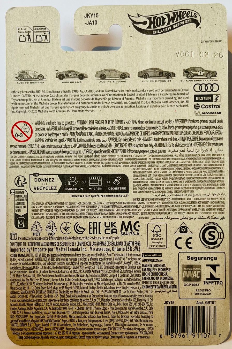 Hot Wheels Modellini d'auto: Hot Wheels - Audi 90 Quattro – Nuovo e nell'imballaggio originale da Brittnau venduto da tor129 1