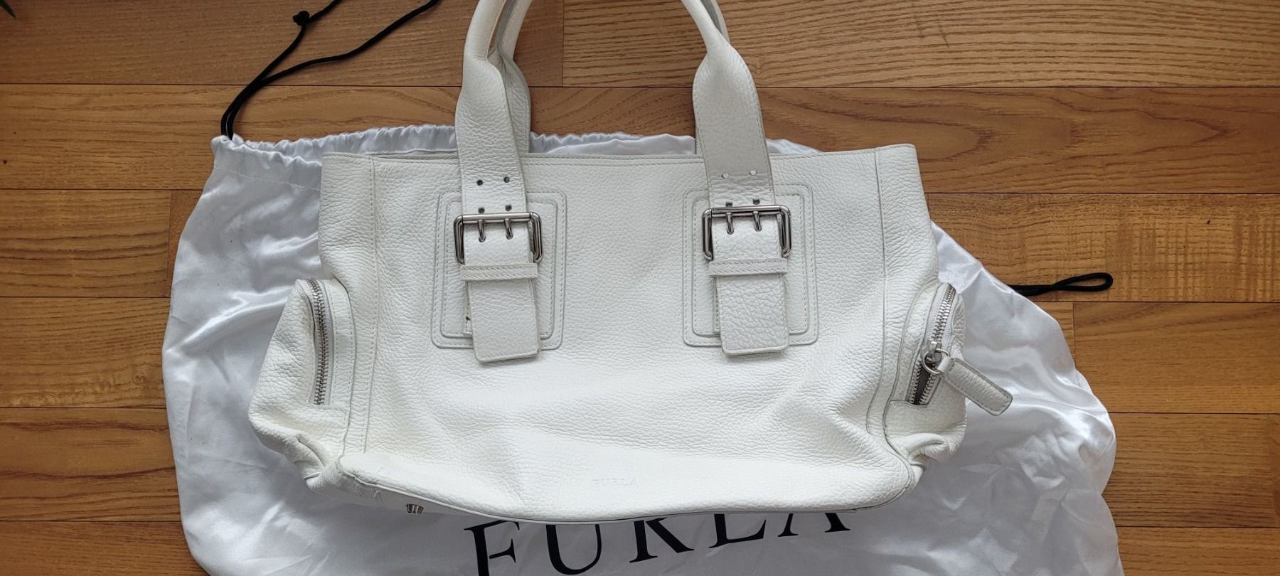 Furla Borse da donna: Furla white leather spring bag – Usato da Winterthur venduto da sar_zg7p 1