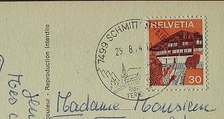Cartoline postali: SCHMITTEN im Albulatal – Usato da Jona venduto da philajona 1