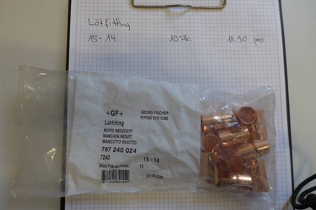 Tutti gli attrezzi: Rohrbogen Kupfer Lotfittings – Usato da Frenkendorf venduto da 3dt_wp8v 1