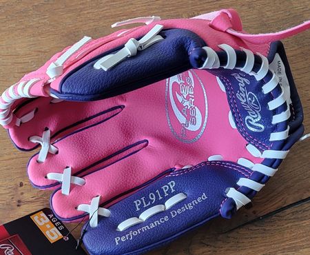 Rawlings Baseballhandschuh, 3-5 Jahre, 9" Pink!