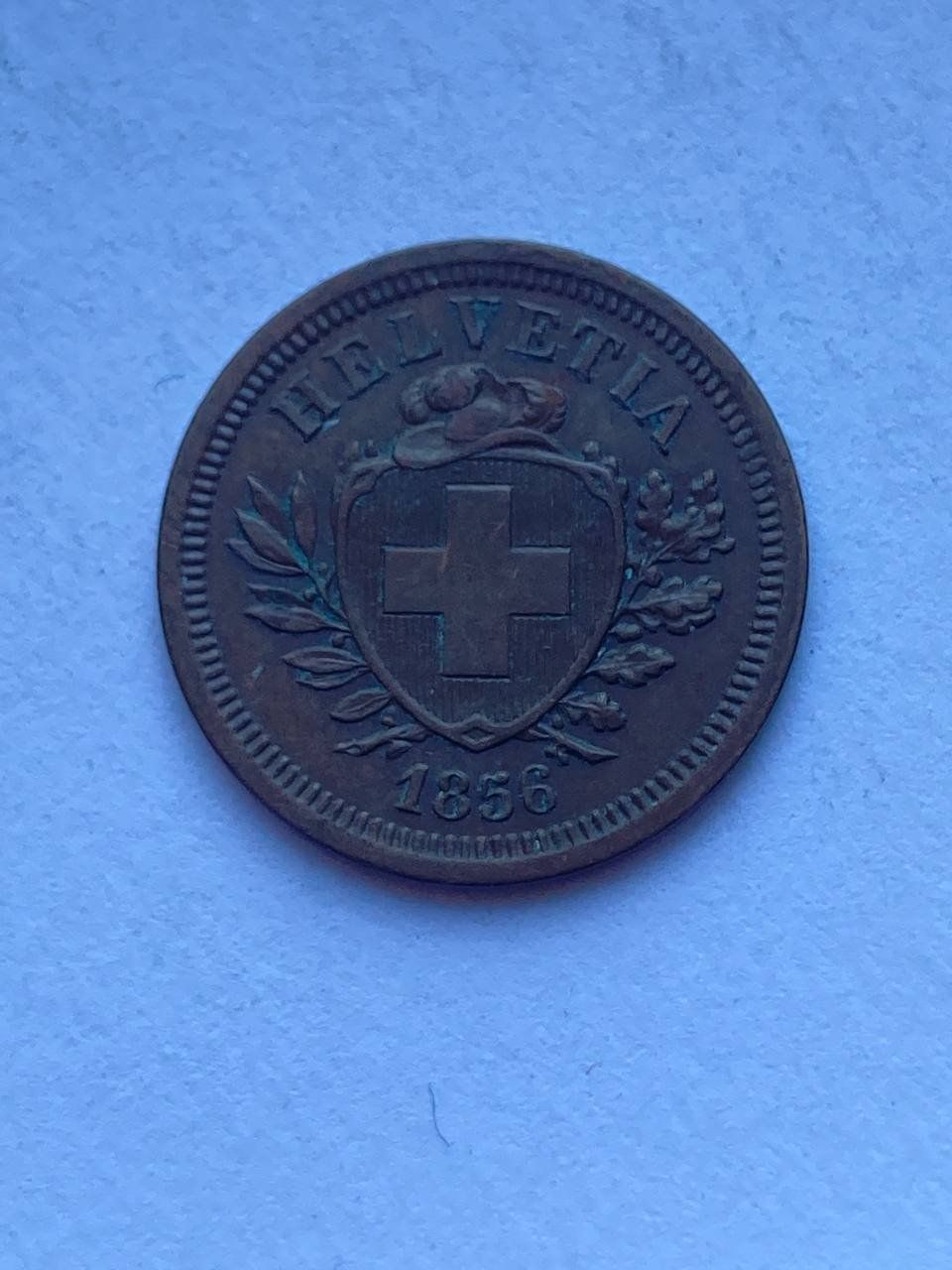 Alle Münzen: Schweiz 1 Rappen 1856 – Gebraucht aus Muralto von manueldisaba01 1