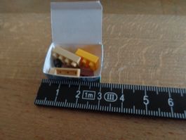 Legoschachteli als Deko für das Puppenhaus/Laden