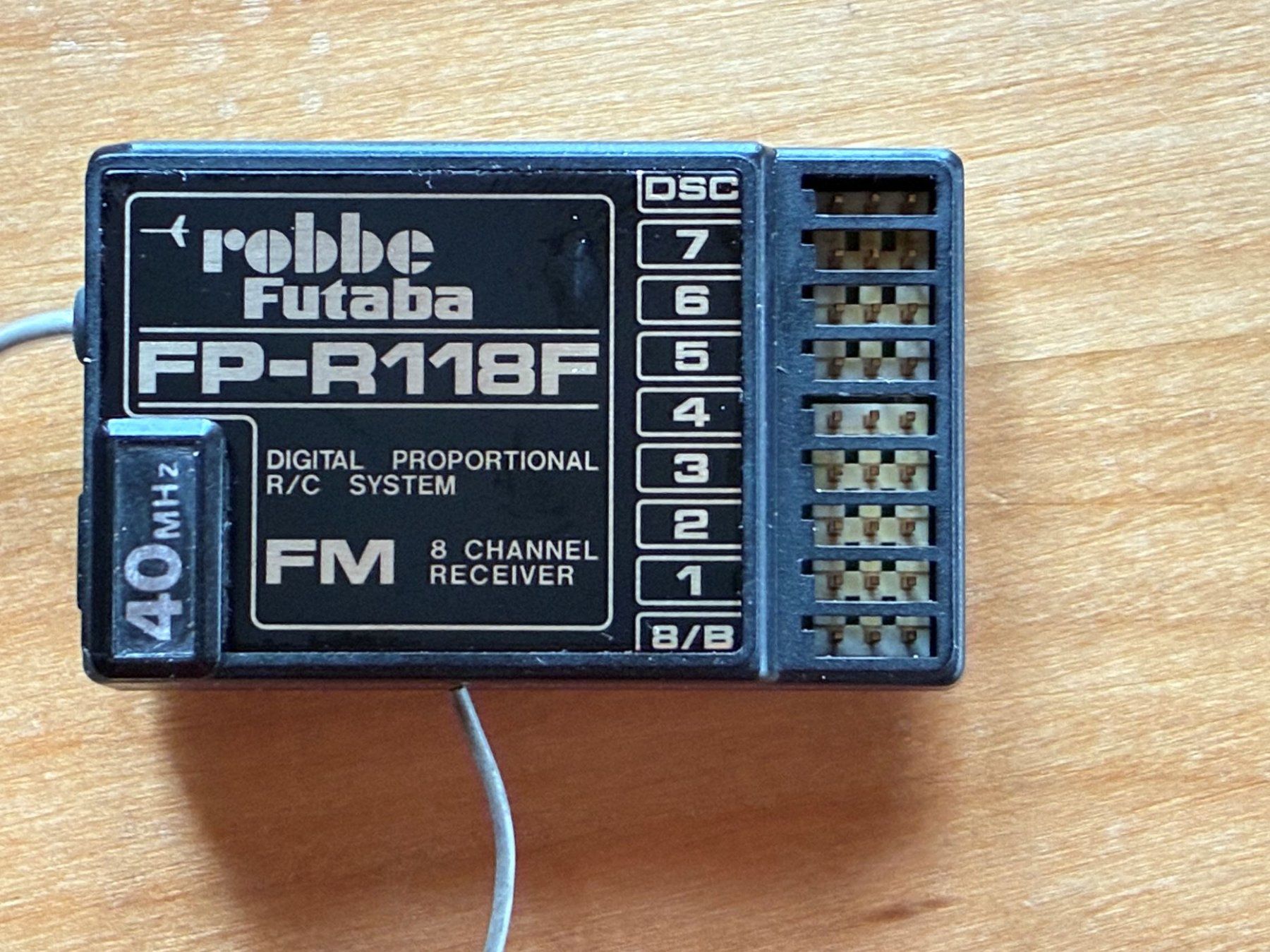 Receiver: Futaba Empfänger FP-R118F – Gebraucht aus Grub AR von Lindau09 1