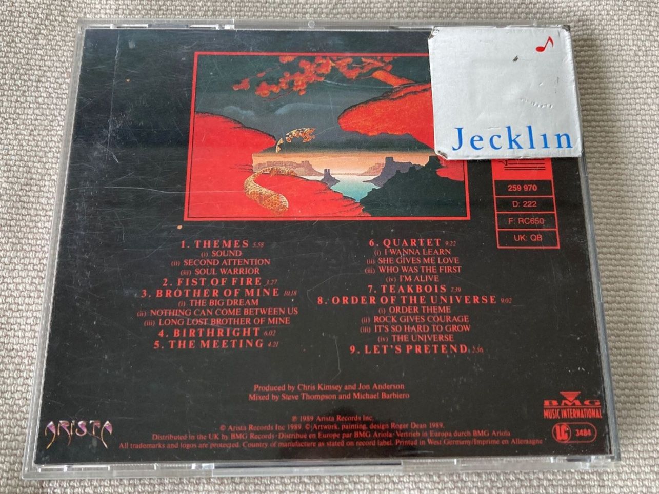 CD: CD, Anderson, Bruford, Wakeman & Howe, Yes – Usato da Baden venduto da Yoyo1 1
