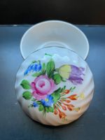 Herend Porzellan Dose mit bunter Blumen