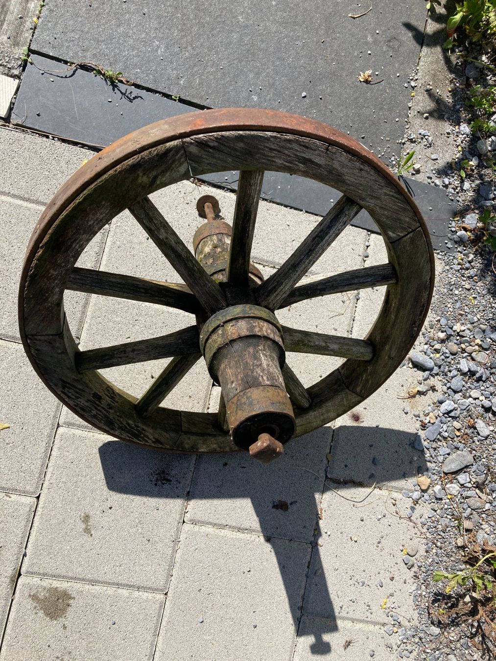 Pneumatici & Ruote complete: Speichenrad aus Holz – Usato da Linthal venduto da fiatsedici 1