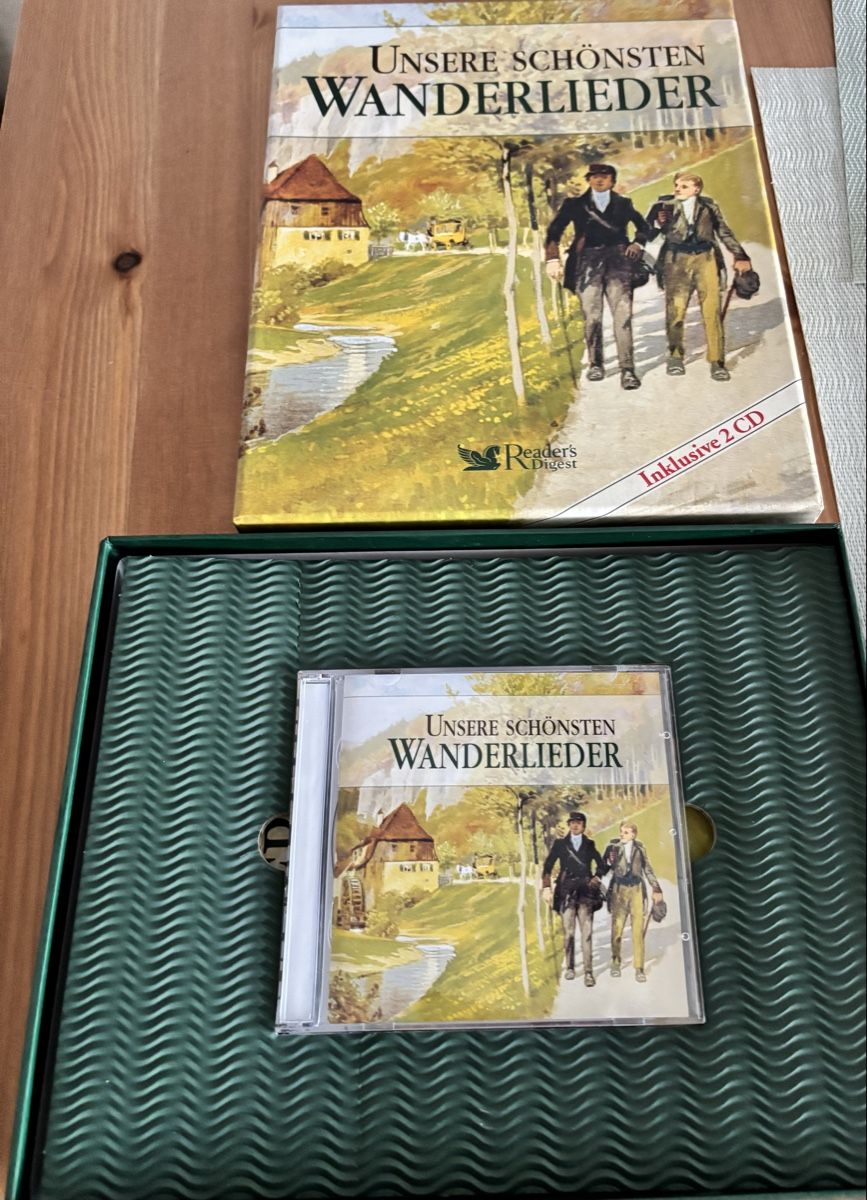 CD: Unsere Schönsten Wanderlieder - Buch + 2 CDs inkl. Reader's  – Nuovo (secondo la descrizione) da Beringen venduto da fountenpen1976 1