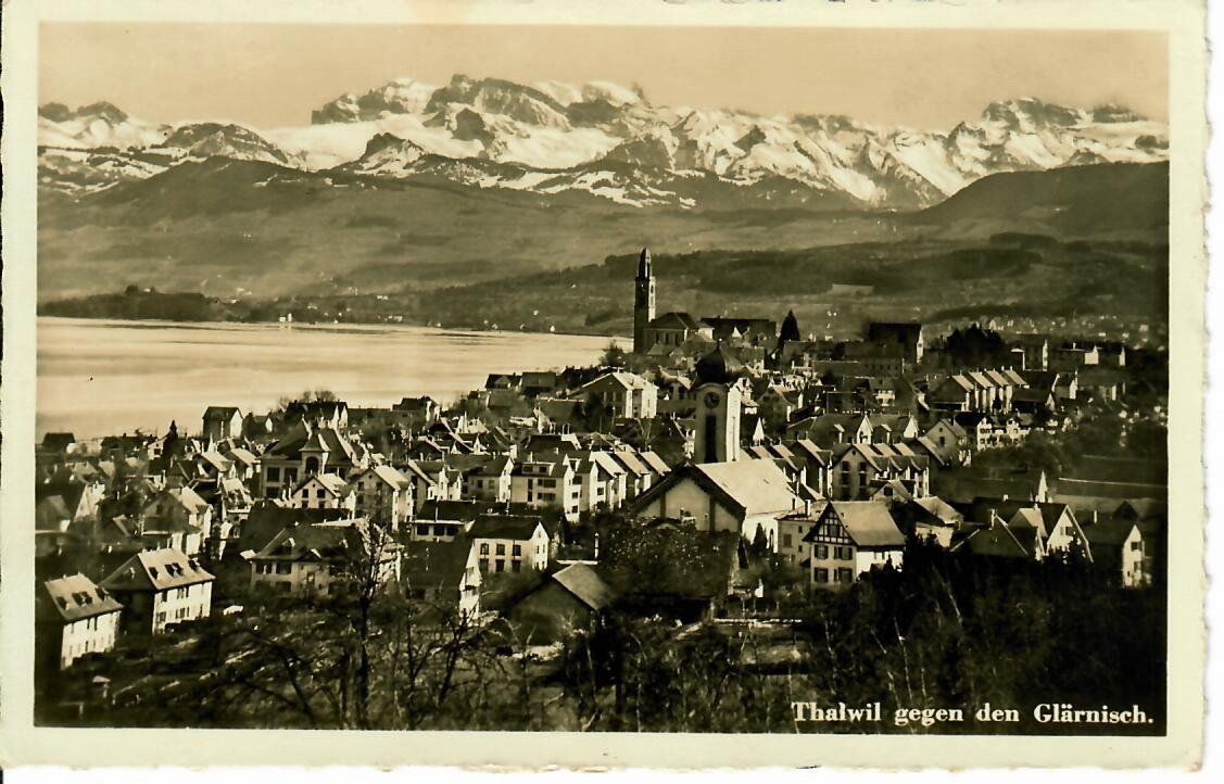 Ansichtskarten: Thalwil 1945 – Gebraucht aus Hochdorf von Ziegel-16