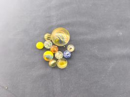 Murmeln-Sammlung, Glasmurmeln, Vintage, Kinderspielzeug, 71