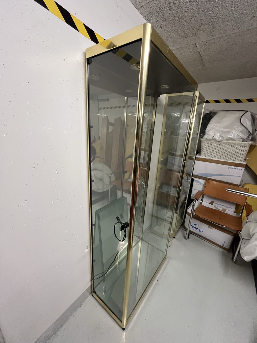 Vitrines: Sehr solide goldene Vitrine – D'occasion à Zürich par odinsasgard 1