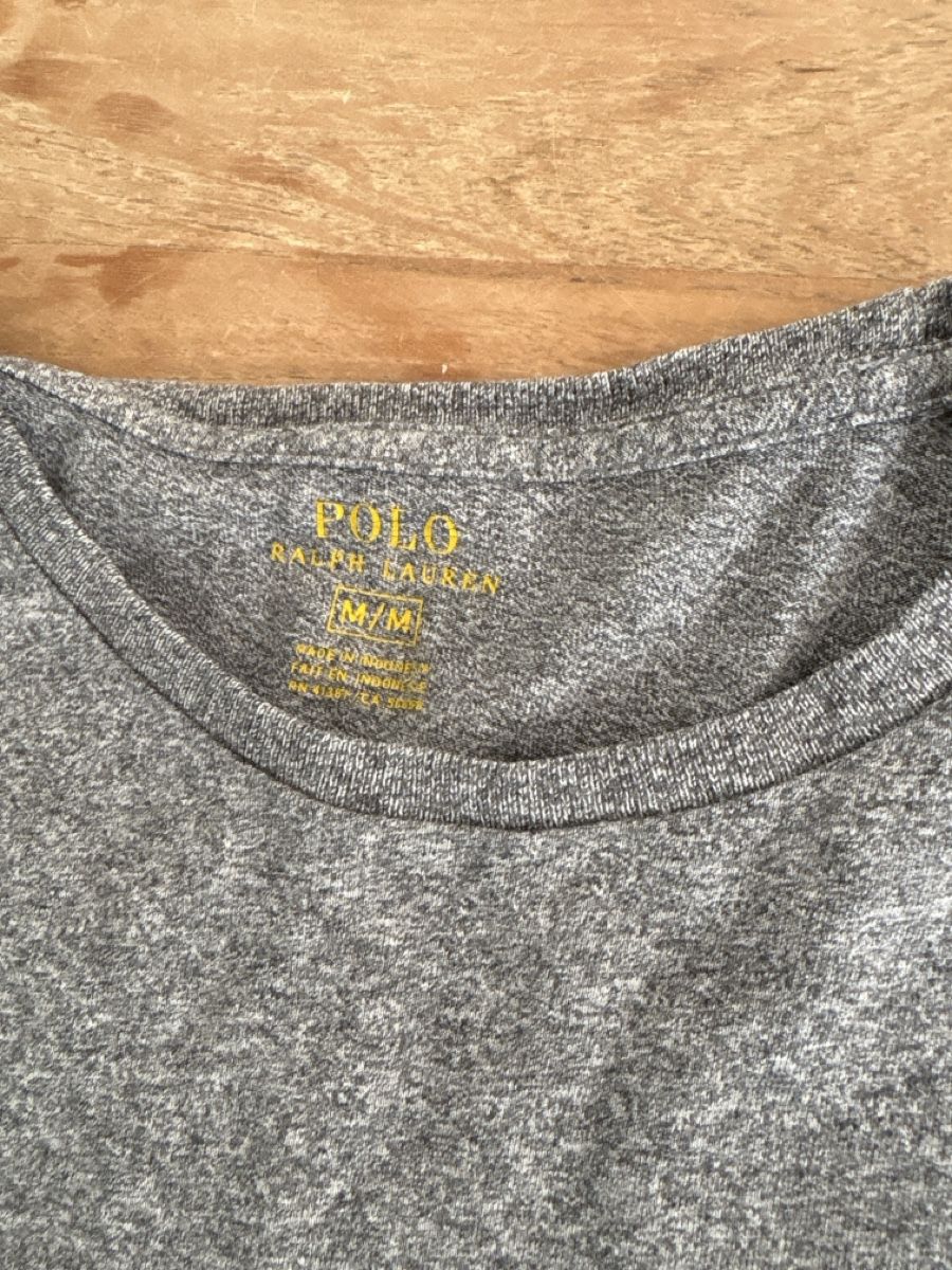 Ralph Lauren T-shirt: Ralph Lauren T Shirt Grau – Usato da Zürich venduto da Midaspavia 1