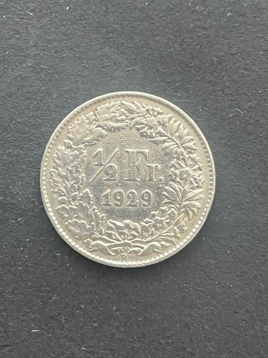 Alle Münzen: -.50 Silber CH Jahr 1929 – Gebraucht aus Meierskappel von Hala03 1