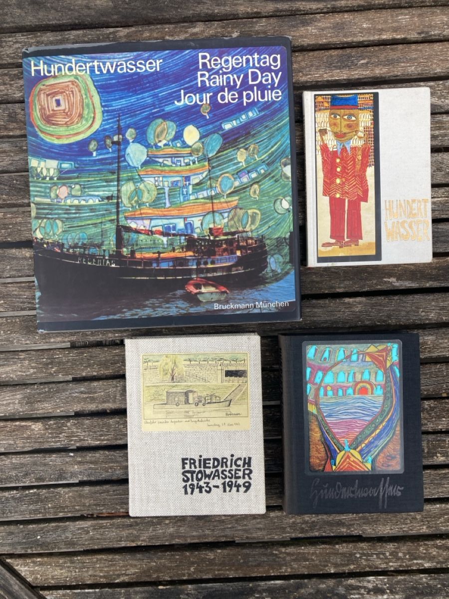 Libri: Set - Hundertwasser Bücher und Postkarten – Usato da Belp venduto da Doc_Matt_Rox 1