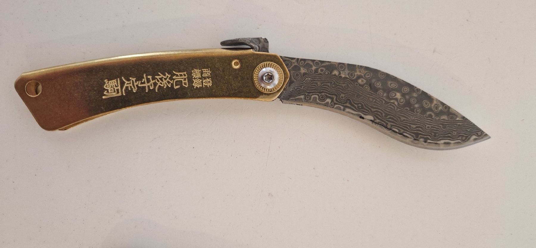 Taschenmesser: Damast higonokami knife – Neu (gemäss Beschreibung) aus Burgdorf von maj_swz8 1