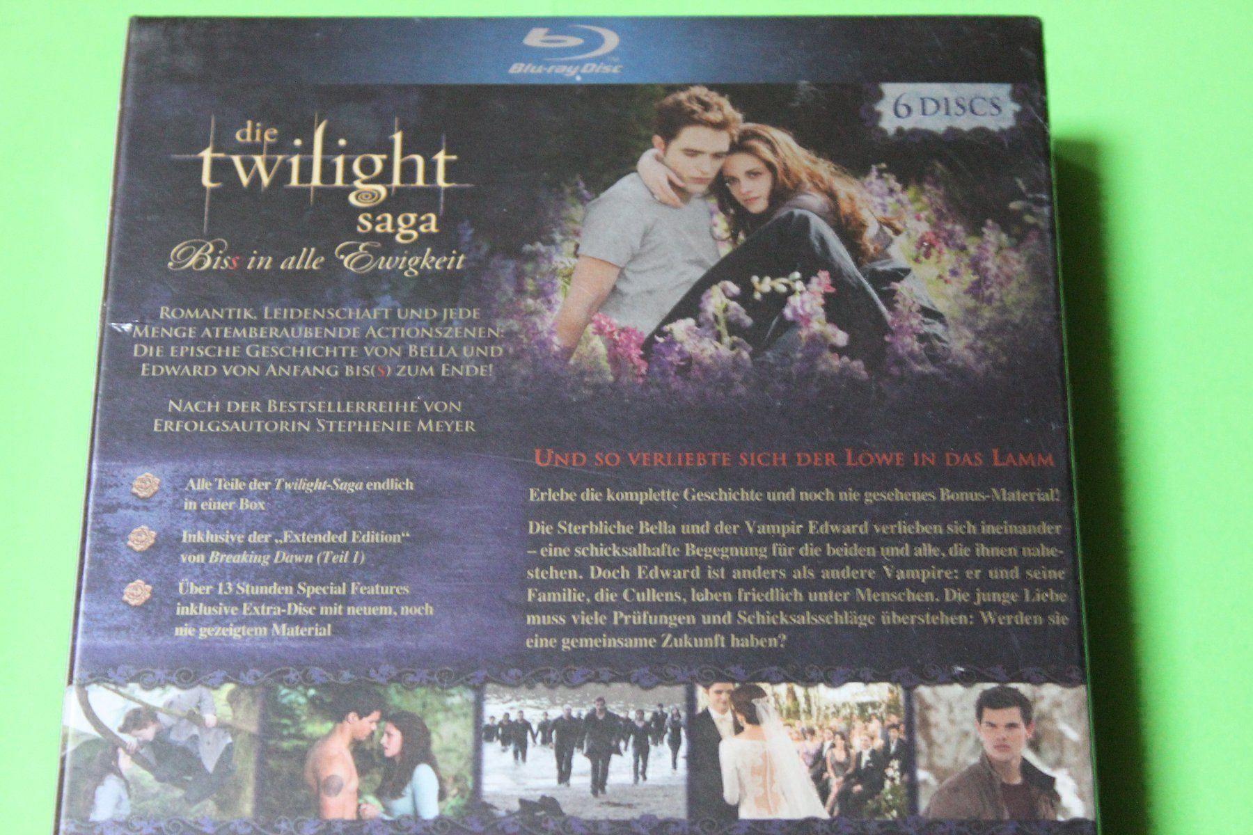 Tous les DVDs: DIE TWILIGHT SAGA 6BLU-RAYS originalverpackt RAR! – Neuf avec emballage d'origine à Tübach par JamesStone 3