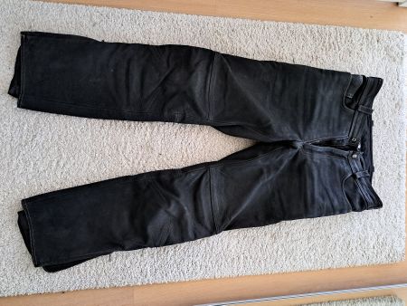 Leder Polo Motorrad Hose