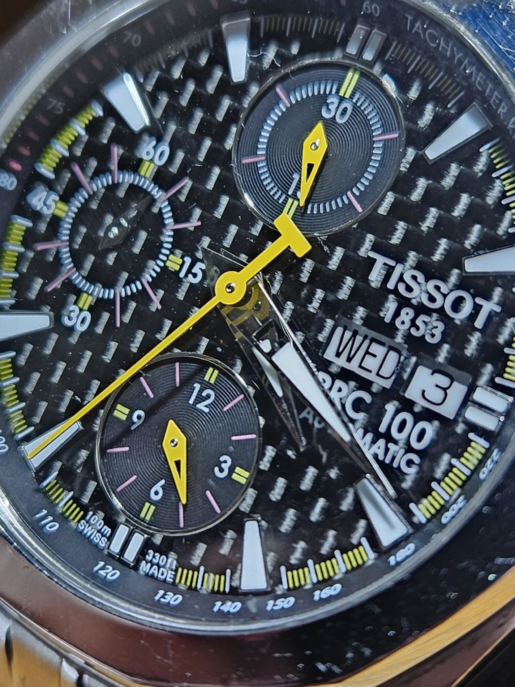 Tissot Orologi: Tissot PR100 Automatic Herrenuhr Chronograph 40mm  – Usato da Flamatt venduto da pie_f9zm 2