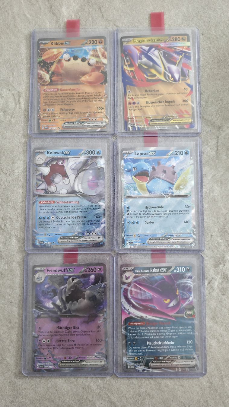 Pokémon Carte collezionabili: 6 EX Pokemon Karten (Holo) – Nuovo (secondo la descrizione) da Rorschach venduto da Craint