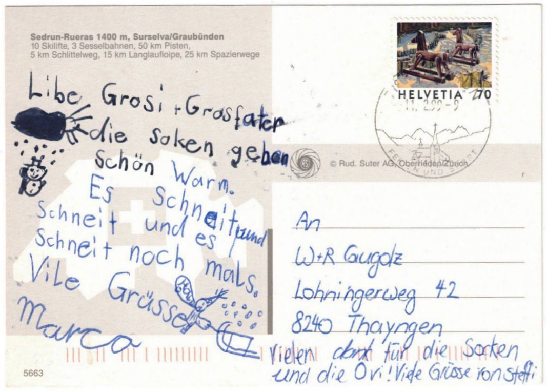 Cartoline postali: Dieni - 4 Bild AK – Usato da Binningen venduto da Mountainrider 1