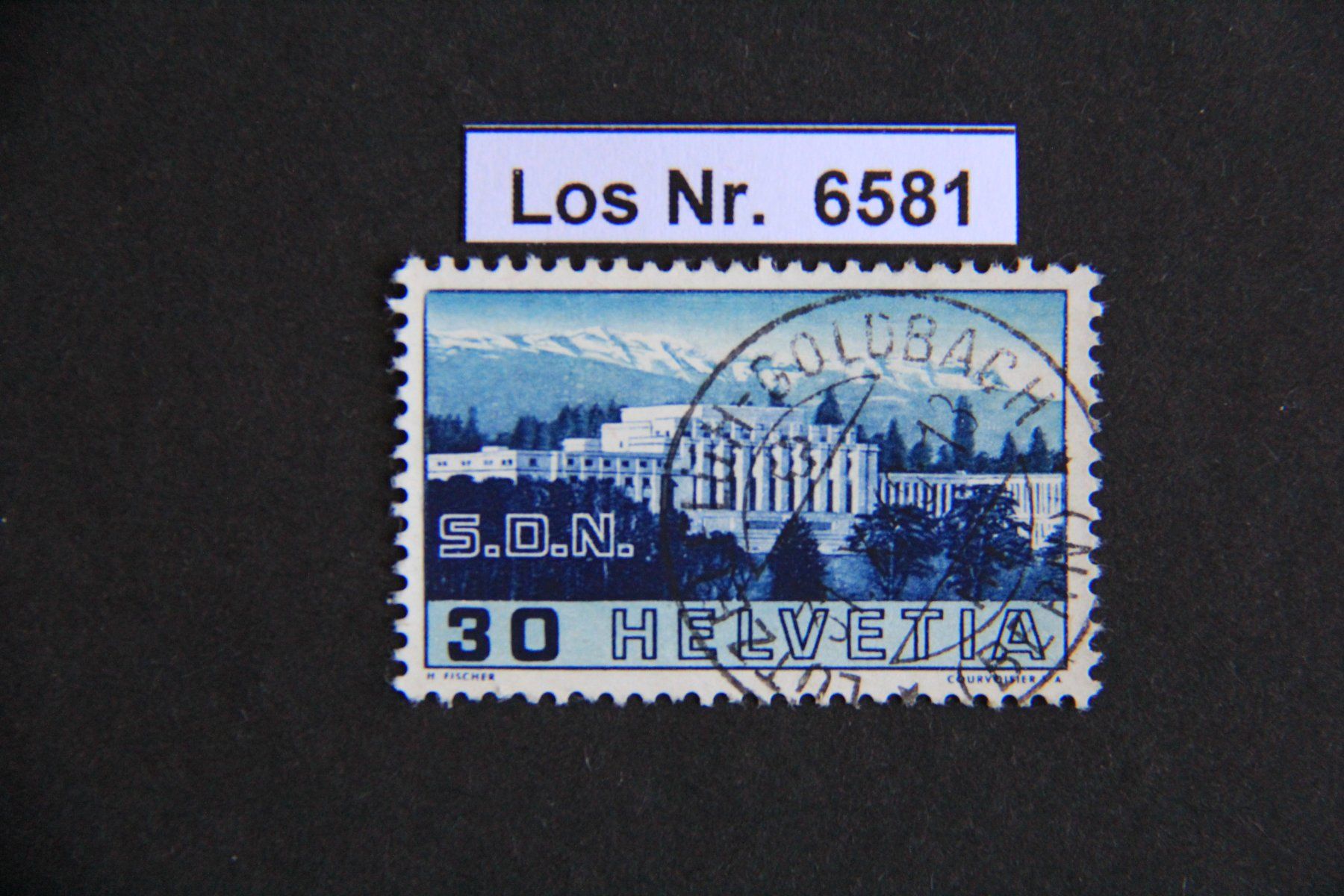 Tutti i francobolli: CH 1938 sauberer Vollstempel                        Los 6581 – Usato da Volken venduto da jukon65