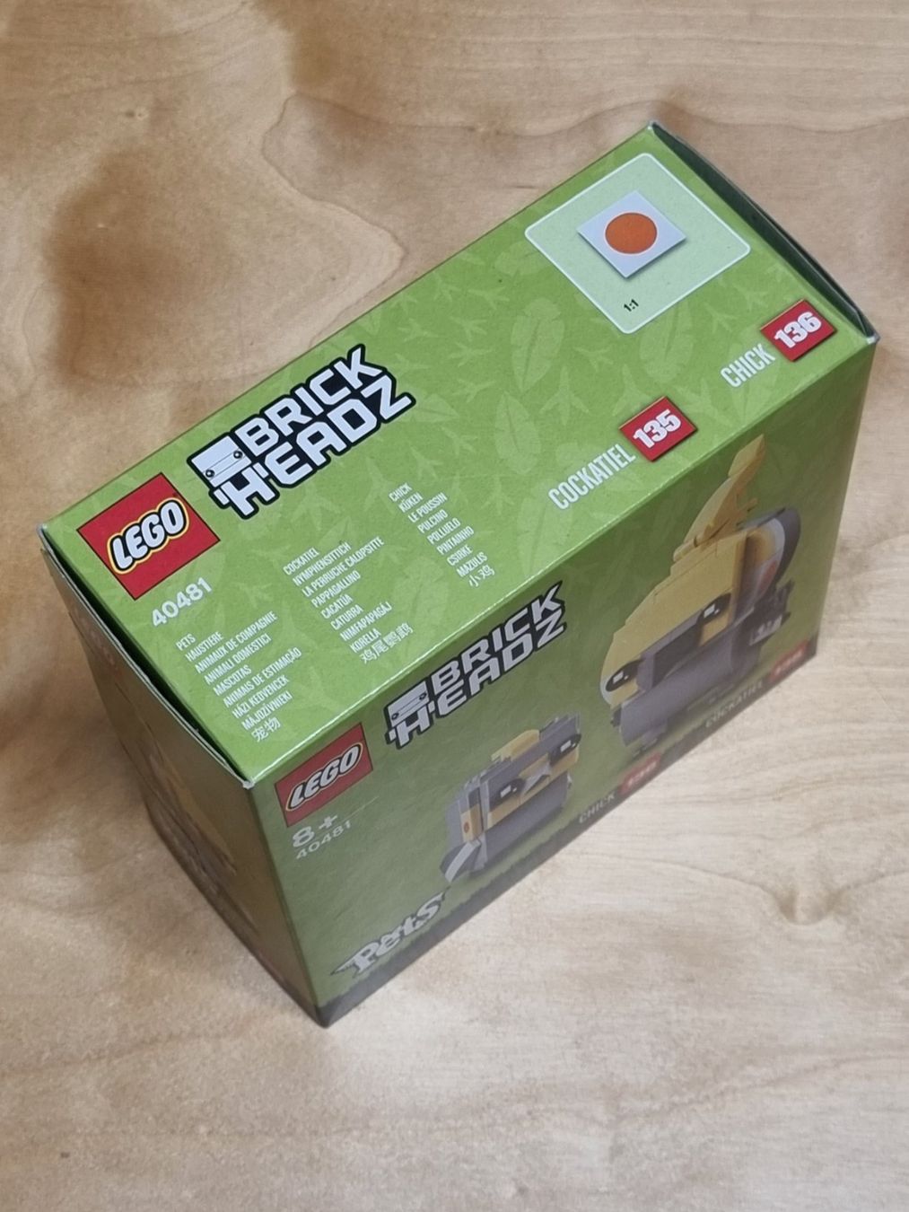 Lego Kit di costruzioni: LEGO BrickHeadz 40481 Cockatiel & Chick – Nuovo e nell'imballaggio originale da Basadingen venduto da NekoBricks 5
