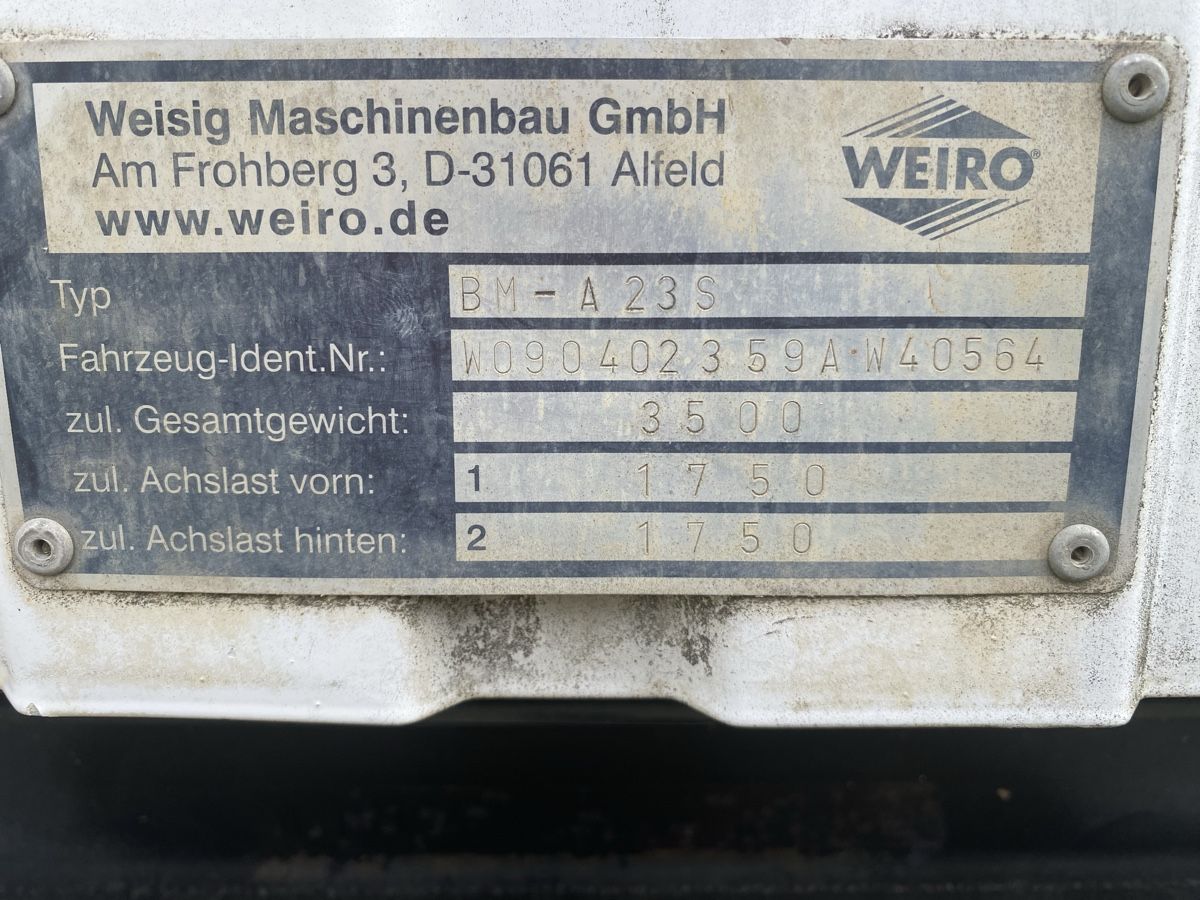 Rimorchi: Bauwagen/Mannschaftswagen – Usato da Oberönz venduto da formholz 6