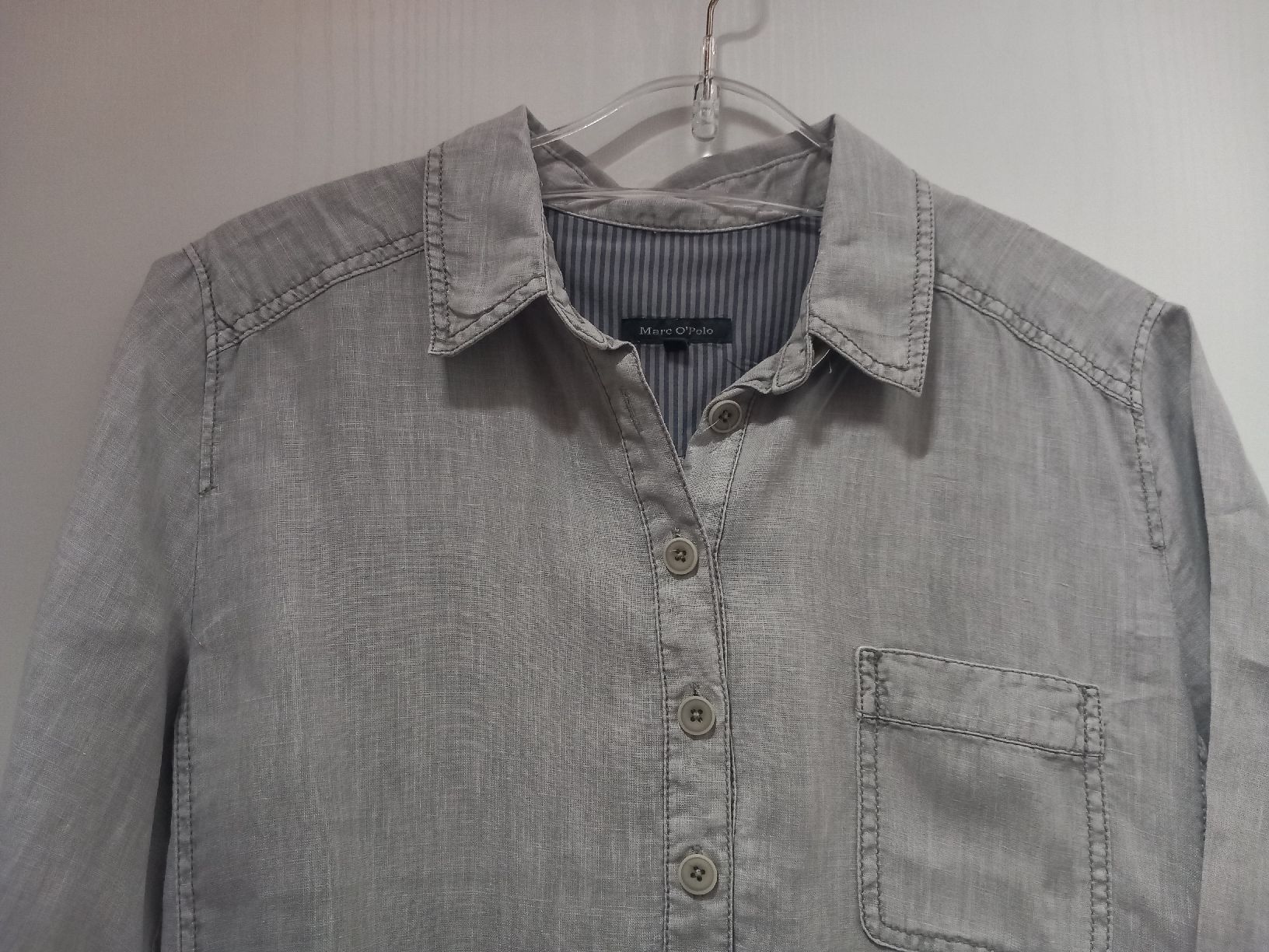 Marc O'Polo Vestiti: Leinen Kleid Marc o Polo 40 hellgrau – Usato da Näfels venduto da gil_sindamel 1