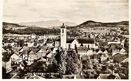 Gossau mit Säntis (Postkarte)