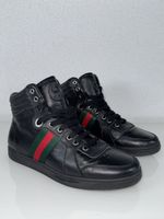 Gucci High Top Sneakers Original – Schwarz Leder 