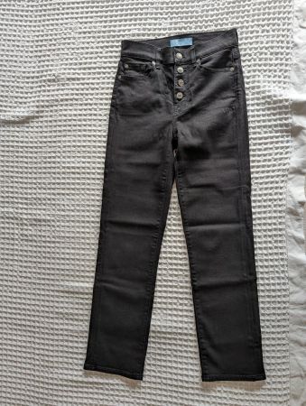 For all 7 mankind - black jeans elastic size 25