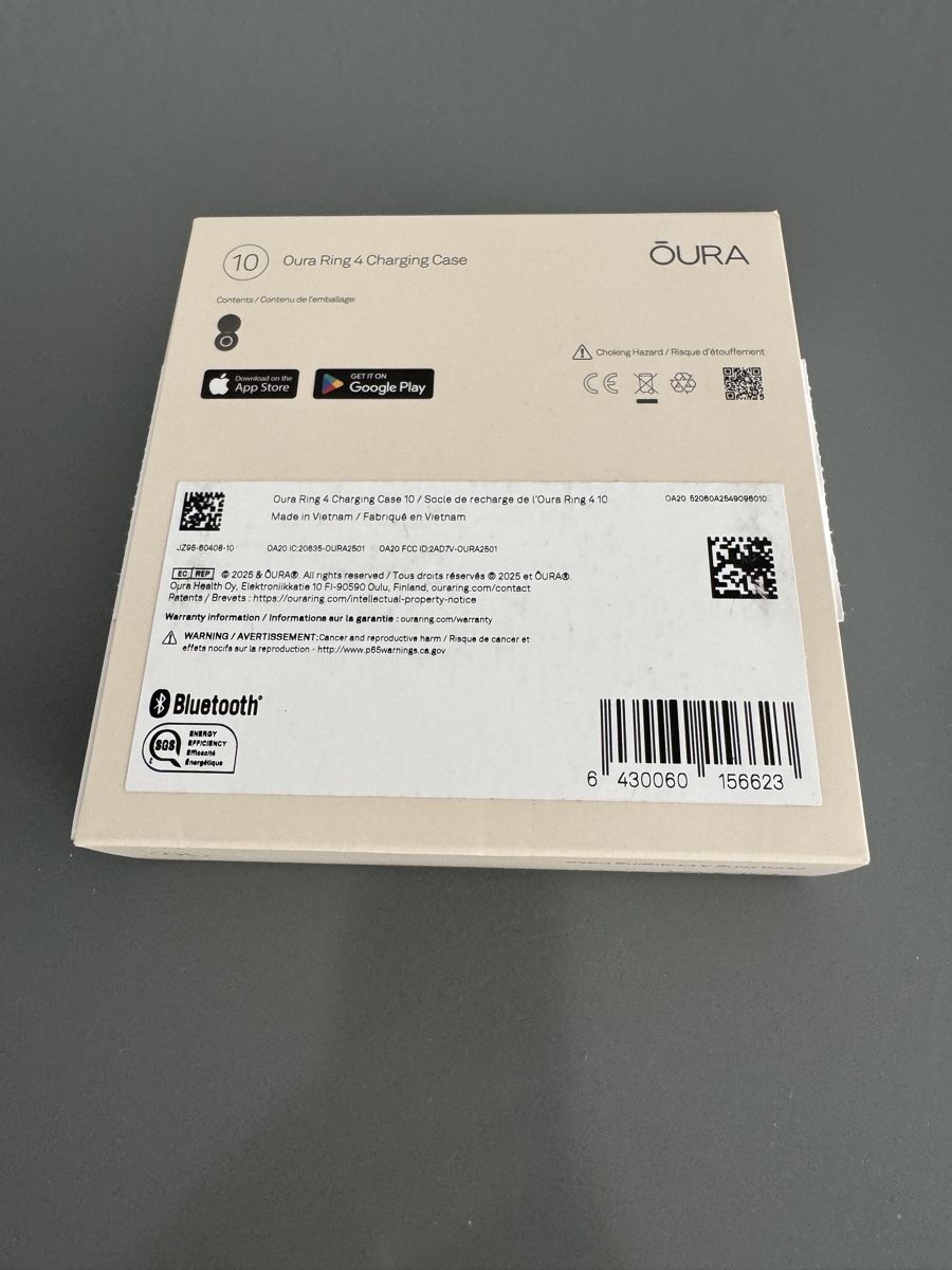Oura Ladegeräte: Oura 4 Charging Case Size 10 Ladeetui – Neu (gemäss Beschreibung) aus Niederrohrdorf von 54Belaadpa43 3