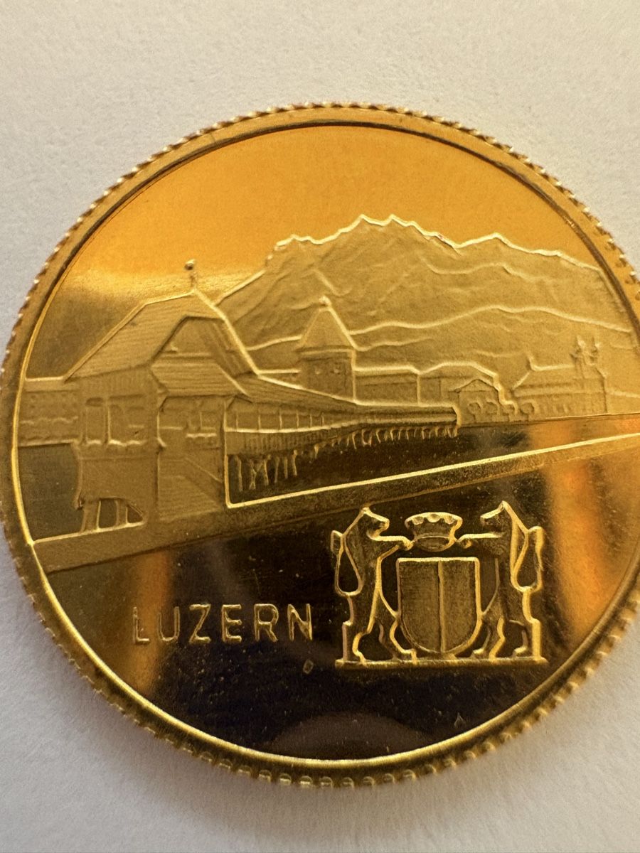 Toutes les monnaies: Schweizer Golddukat 1964 Luzern – D'occasion à Murten par Tzaugg 4