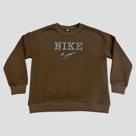 Vintage brown Nike sweatshirt streetwear (Pullover retro)