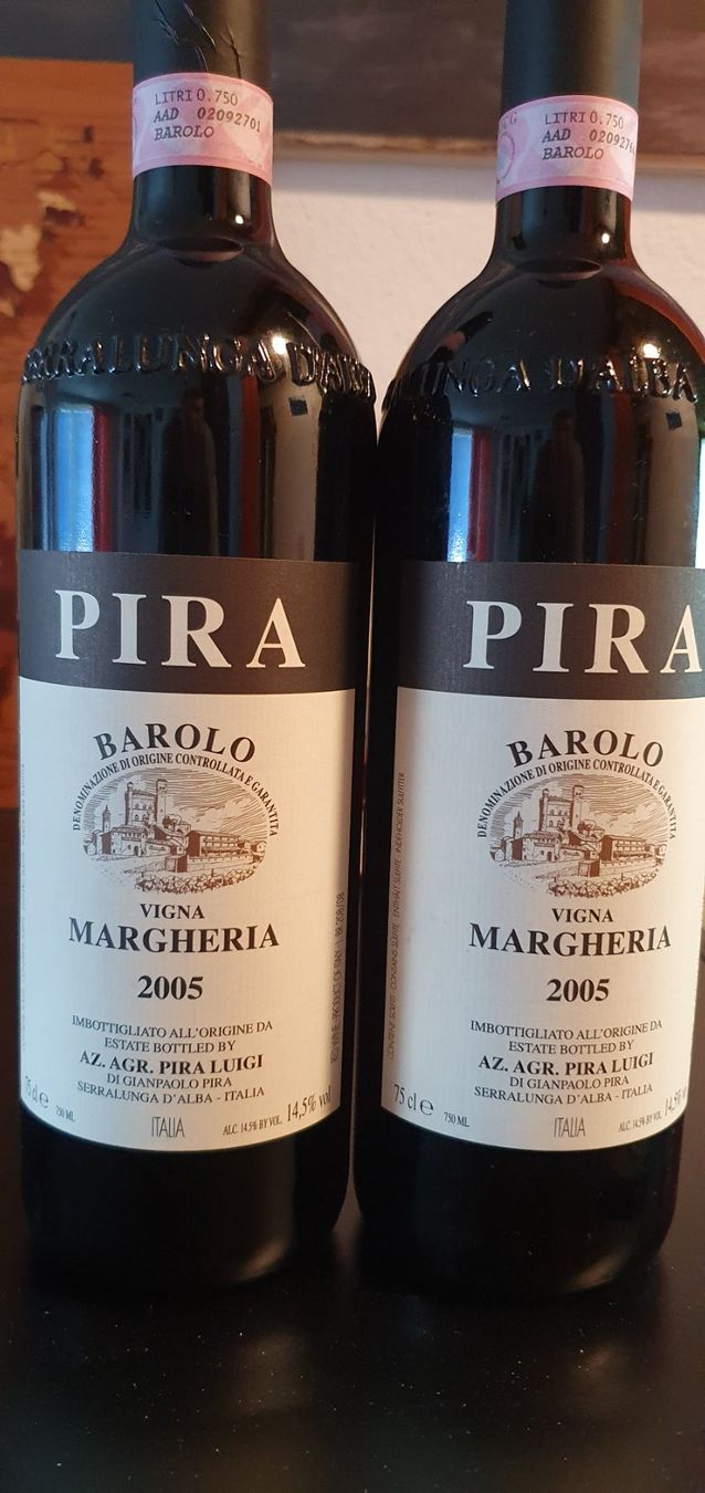 Vino: BAROLO 2005 MARGHERIA - PIRA LUIGI – Nuovo e nell'imballaggio originale da Lenzburg venduto da Reto013