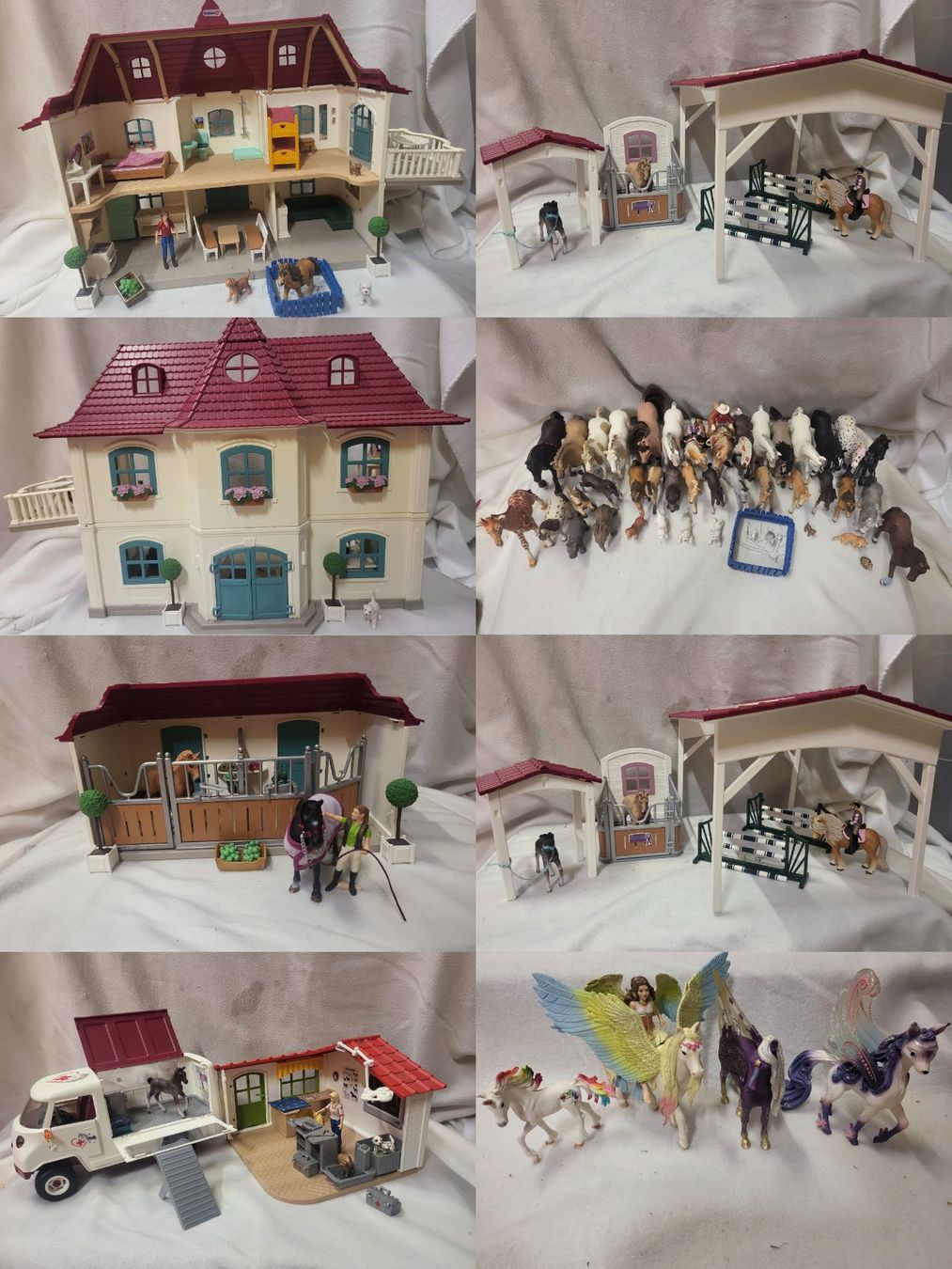 Schleich Jouets: Schleich Pferdehof plus Pferde, XXL – D'occasion à Birsfelden par mim_bph7