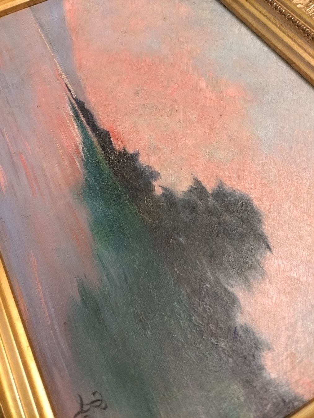 Dipinti: Tableau Paysage XIXÈME Robichon – Usato da Farvagny-le-Grand venduto da LaCaverne 9