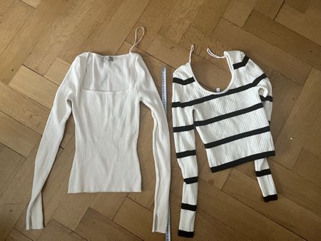 2 Damen Pullover H&M Clockhouse Weiss Grösse XS /S