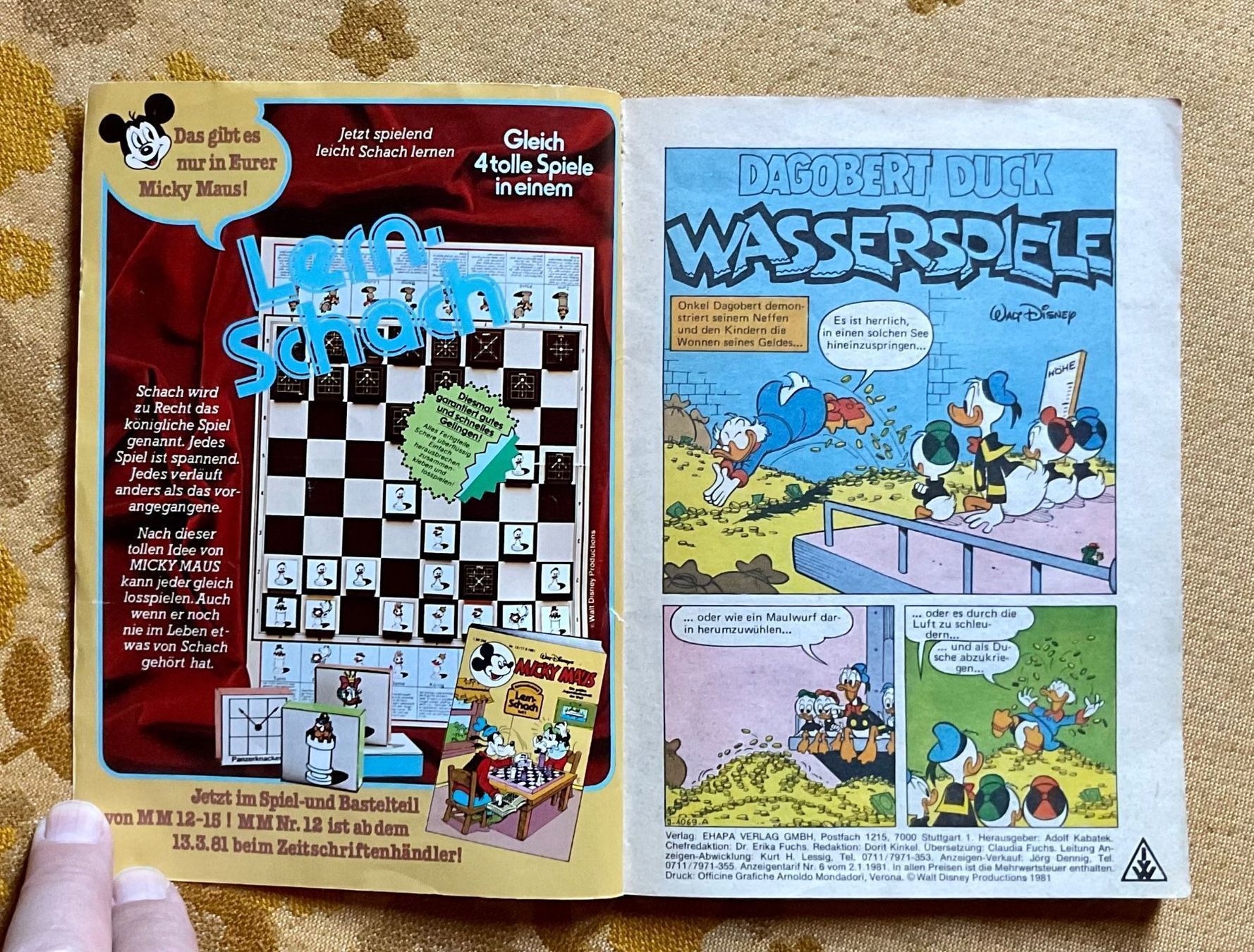 Comics: Donald Duck Taschenbuch Nr 144 von 1981 ? – Gebraucht aus Endingen von nathan05 2