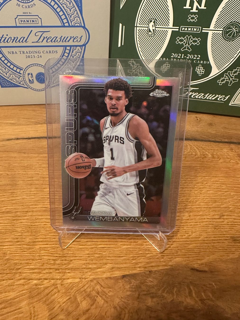 Nba Carte collezionabili: Victor Wembanyama topps chrome refractor – Usato da Vullierens venduto da Gaara04